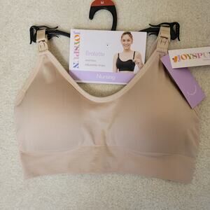 NWT Joyspun Size M Maternity Nursing Bralett Removable Pads Tagless Seamless